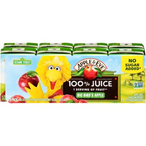 Apple & Eve Sesame Street Big Bird's Apple Fruit Juice - 8pk/4.23 fl oz - 1 of 4