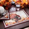 Autumn Heritage Turkey Engineered Placemats, Set of 4 - Multicolor - 13x19 - Elrene Home Fashions - 2 of 3