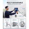 HUANUO Single Monitor Mount, 13-32 Inch Gas Spring Arm, Adjustable VESA Stand with Clamp & Grommet Base, Supports 4.4-19.8lbs Monitors - 4 of 4