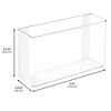 iDesign Adhesive Organizer Bin for Kitchen - Set of 4 - Clear - 4 of 4
