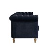84.65" Chesterfield Velvet Sofa, Gold Trim Tufted Couch with High-Density Foam, 750lb Capacity Solid Pine Frame - 3 of 4