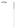 Unique Bargains Nylon Fan-shaped Stainless Steel Wire Handle Cleaning Brush 4 Pcs - 3 of 4