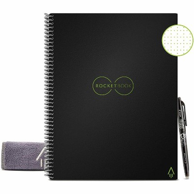 Rocketbook Core (everlast) Smart Reusable Notebook Pen & Cloth ...