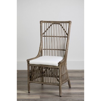Set Of 2 Lola Rattan Dining Chair Brown - East At Main : Target