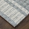 Aberdeen Modern Stripes Gray/White Area Rug - 3 of 4