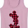 Women's - Disney - Mickey Plaid Graphic Racerback Tank - 2 of 4