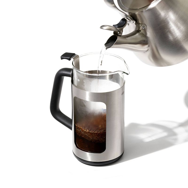 OXO 8 Cup French Press Coffee Maker - Black - 11294500, 4 of 12