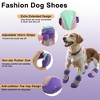 Unique Bargains Waterproof Dog Shoes Dog Boots Paw Protectors 4pcs - 4 of 4