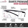 Bison Life Duarte Clear Over the Glass Safety Glasses, Anti Scratch & Anti Fog, ANSI Z87.1, One Size - 1 Pack - 2 of 4