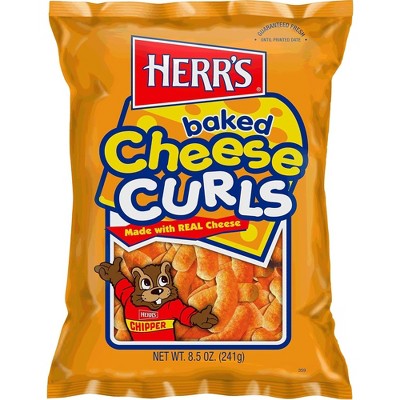 Herr's Baked Cheese Curls - 8 Oz. Bag (Pack of 3)
