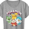 Women's - Pokémon - Scarlet & Violet Starters Short Sleeve Graphic T-Shirt - 2 of 4