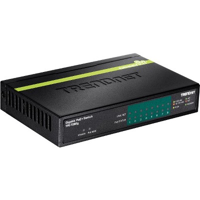TRENDnet TPE-TG82G 8-Port Gigabit 64W Budget PoE Switch