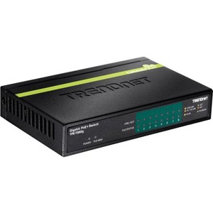 TRENDnet TPE-TG82G 8-Port Gigabit 64W Budget PoE Switch - 1 of 4
