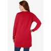 Woman Within Plus Size Perfect Longer-Length Cotton Cardigan - 3 of 4