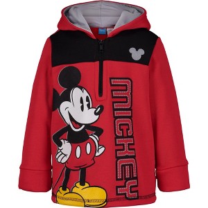 Disney Mickey Mouse Puppy Dog Pals Toy Story Cars Lion King Winnie the Pooh Monsters Inc. Baby Fleece Half Zip Hoodie Infant - 1 of 4