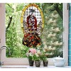 Fine Art Lighting Peacock and Flowers Stained Glass Window Panel, Multi Colors - 3 of 4