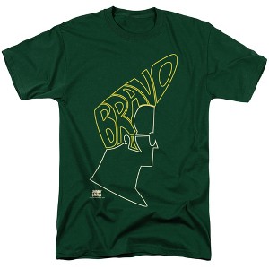 Johnny Bravo Bravo Hair Adult T-Shirt - 1 of 4
