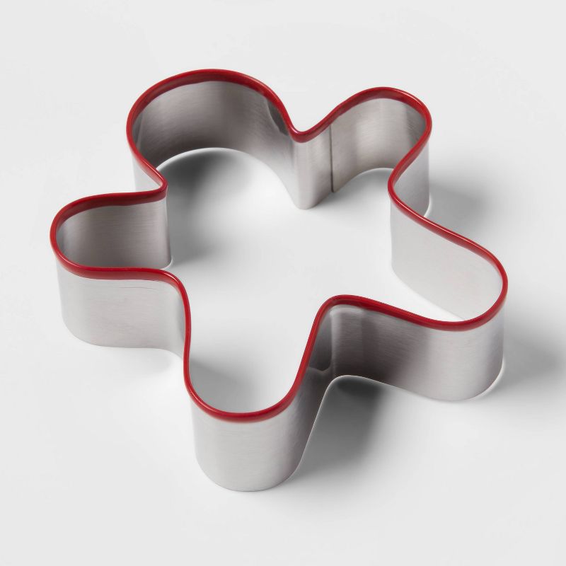 Stainless Steel Gingerbread Person Cookie Cutter - Threshold&#8482;, 1 of 4