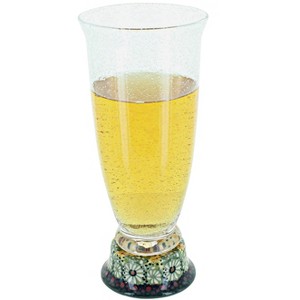 Blue Rose Polish Pottery P002 Manufaktura Beer Glass - 1 of 1