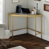 Brass Metal Corner Desk - Henn&Hart - 4 of 4
