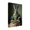 Canvas Wall Art - Treechild 'Mrs Bunny' Wall Art for Living Room, Bedroom, or Office Décor by Trademark Fine Art - 16 x 24 Inches - 2 of 4