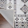 Modern Diamond Border Washable Indoor Area Rug by Blue Nile Mills - 4 of 4