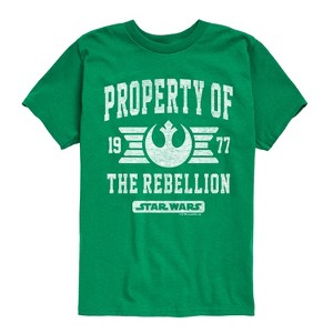 Boys' - Star Wars - Property Of Rebellion Short Sleeve Graphic T-Shirt - 1 of 4