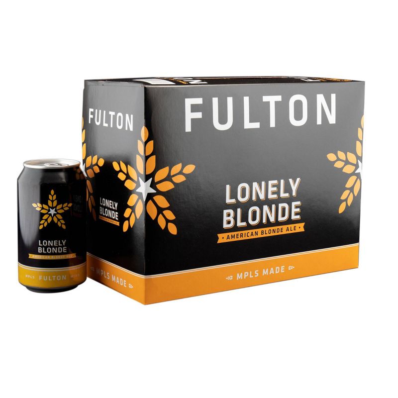 Fulton Lonely Blonde Ale Beer - 12pk/12 fl oz Cans, 1 of 2