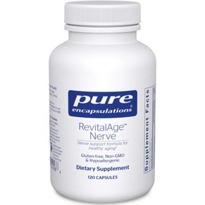 Pure Encapsulations Revita-Age Nerve - Hypoallergenic Supplement for Enhanced Cardiovascular, Metabolic and Neurocognitive Support - 120 Capsules - 1 of 4