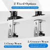 BestParts Adjustable Monitor Arm for 15-27 Inch Screens, Desktop Mount, Supports Up to 15.4 lbs – Black - 3 of 4