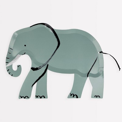 Meri Meri Elephant Plates (Pack of 8)