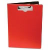 Baumgartens Portfolio Clipboard With Low-Profile Clip 1/2" Capacity 8 1/2 x 11 Red 61632 - 2 of 4
