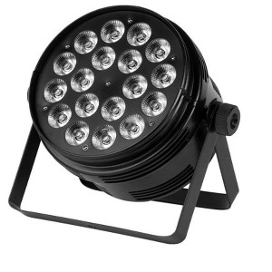 Monoprice 18x 10-Watt RGBW 4-in-1 LED Flat Par Stage Light | For Bands, DJs, Banquets, Weddings - Stage Right Series - 1 of 4