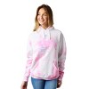 Hello Kitty & Friends Circle Of Friends Women's Pink Cloud Wash Long Sleeve Hooded Sweatshirt - 2 of 4