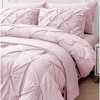 BAGOKIE 7-Piece Pinch Pleat Bed in a Bag Comforter Set for All Season - 3 of 4
