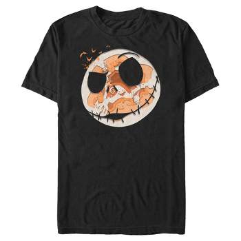 Men's The Nightmare Before Christmas Jack Skellington Halloween Scene T-Shirt