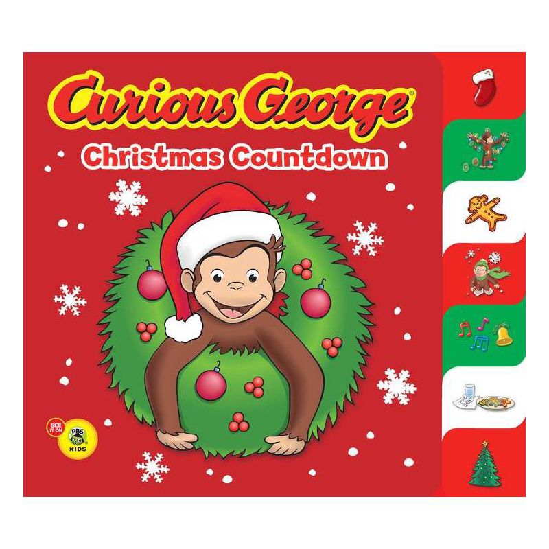 Curious George Christmas Countdown by Tish Rabe (Board Book), 1 of 2