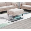 NicBex Couches for Living Room 6pcs Modular Sectional Sofa Set Modern Upholstered Sofa Couch 4x One Arm Chairs 1x Armless Chair 1x Ottoman, Pink - 3 of 4