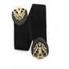 INSPIRE CHIC Women Stretchy Elastic Retro Metal Buckle Waist Belt for Dress 2Pcs - 2 of 4