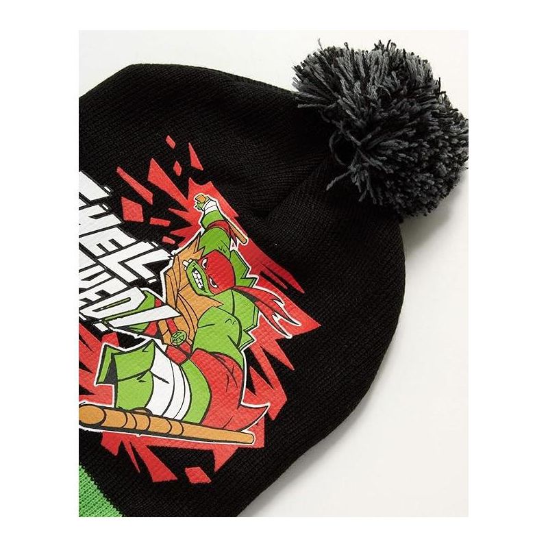 Teenage Mutant Ninja Turtles Boys Winter Hat, Gaiter, and Gloves Cold Weather Set, Kids Ages 4-7, 3 of 5