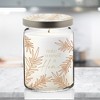 Courtside Market Elaine Swann Amber Hearth Collection ~ Pumpkin Spice 26oz Soy Candle Apothecary Jar with Decorative Tin Lid - 2 of 3