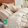 Cotton Duvet Cover Boho Textured Embroidery Jacquard Duvet Cover Set Soft and Breathable Bedding Set for All Seasons - 3 of 4