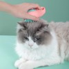 BABYYER Silicone Pet Bath Brush for Cats, Soft Grooming Scrubber with Cute Paw Design, Multi-Functional Massager for Washing, Deshedding,and Cleaning - 4 of 4