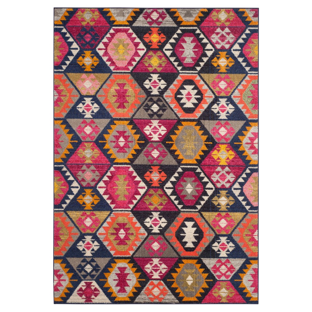 6'7inx9'2in Eloise Area Rug Pink - Safavieh