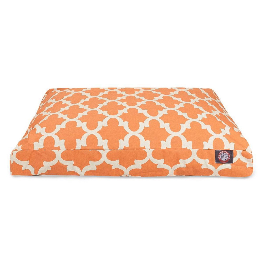 Photos - Bed & Furniture Majestic Pet Trellis Rectangle Dog Bed - Peach - Medium - M 