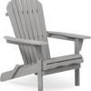 FONTOI Outdoor Chair, Wood Lounge Patio Chair with Folding Adirondack for Garden, Lawn, Backyard,31*36*28 - 3 of 4
