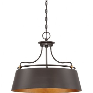 Quoizel Lighting Fairview 4 - Light Pendant in  Western Bronze - 1 of 4