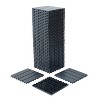 Vynxaria Gray Plastic Interlocking Tiles, 12x12 Striped, 44 Waterproof Pieces for Patio, Garden, Pool, Front and Back Yards - 3 of 4