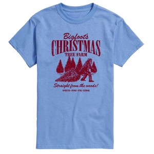 Men's - Instant Message - Bigfoots Christmas Tree Farm Short Sleeve Graphic T-Shirt - 1 of 4