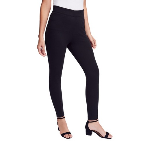 Women's High Waist Faux Leather Leggings - A New Day™ Black M : Target